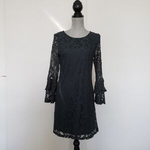 Women’s TACERA Green Bell Long Sleeve Lace Lined S